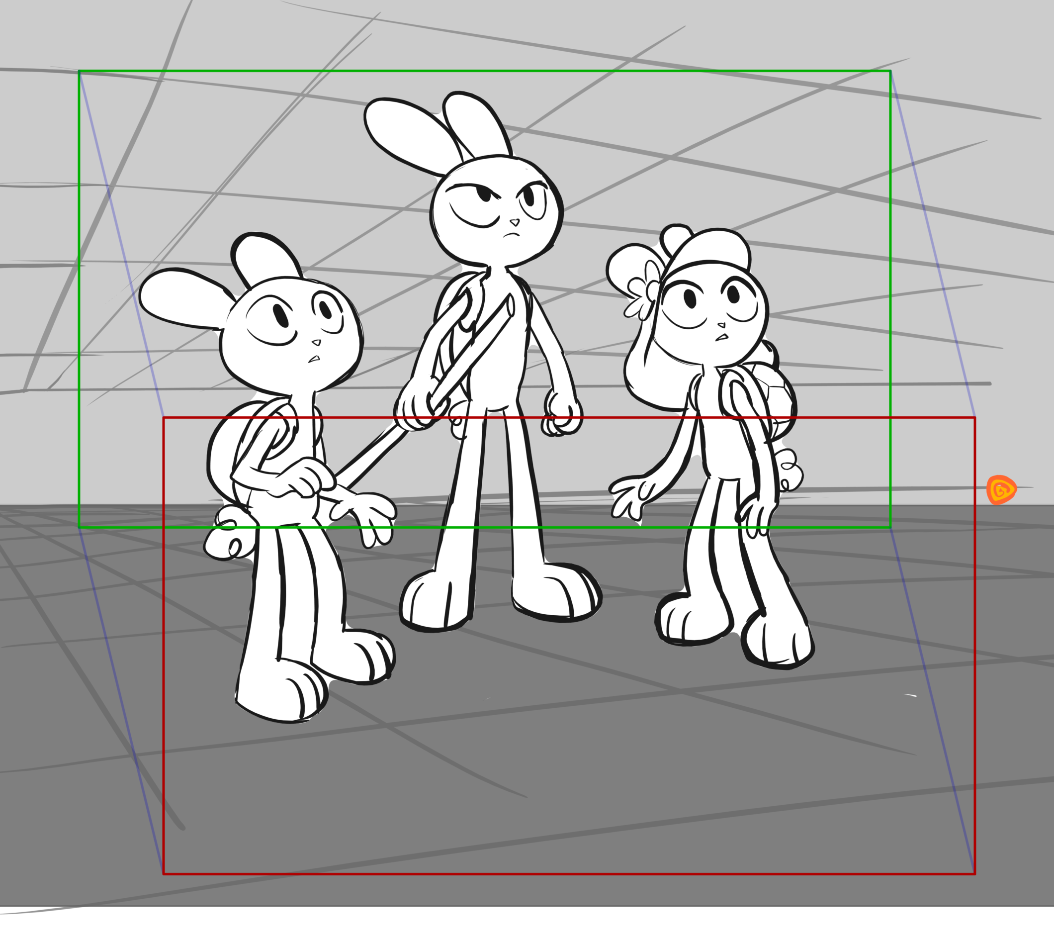 Venom Wars — Escena 20A, panel 2, storyboard by Melissa Ballesteros
